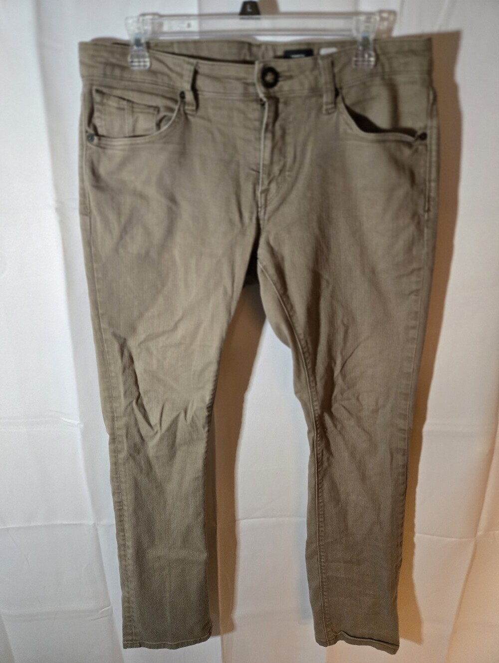 Volcom Vorta Slim Straight Tan Jeans